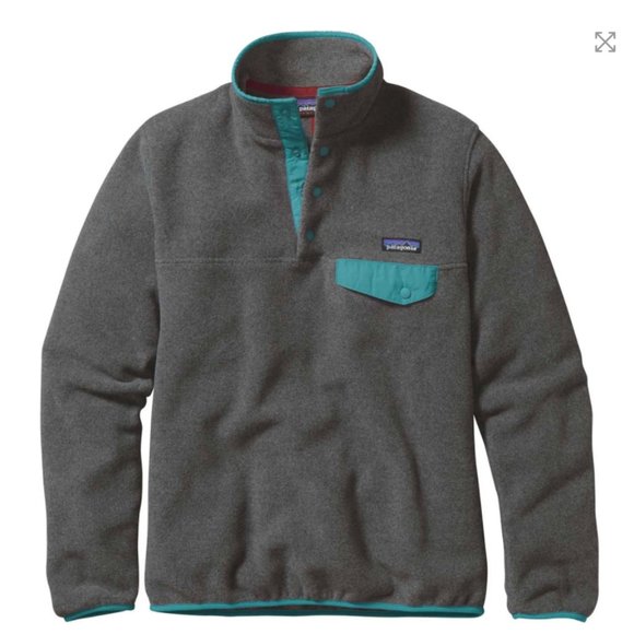 Patagonia Dark Gray Teal Synchilla 